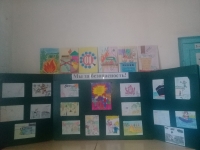 Выставка рисунков в Староберёзовской школе